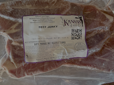Raw Beef Jerky - 1lb